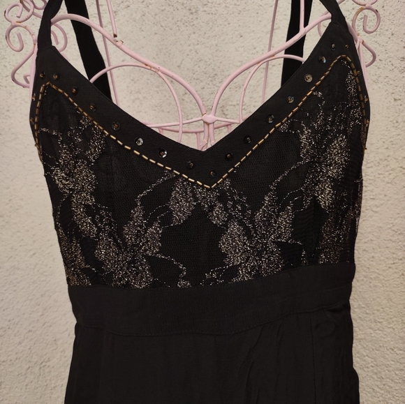 Christina Fairbanks Slip Dress Maxi Fashion Apparel Party Holiday Sexy Large - Picture 7 of 13